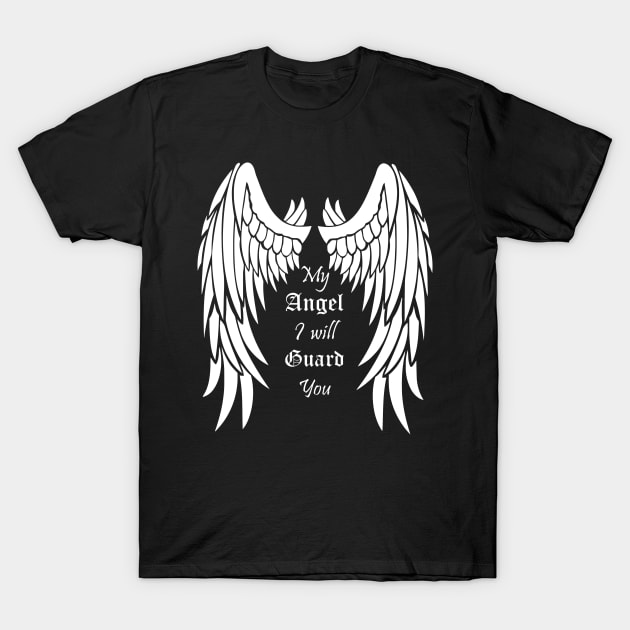 Angel Wings quotes T-Shirt by aografz